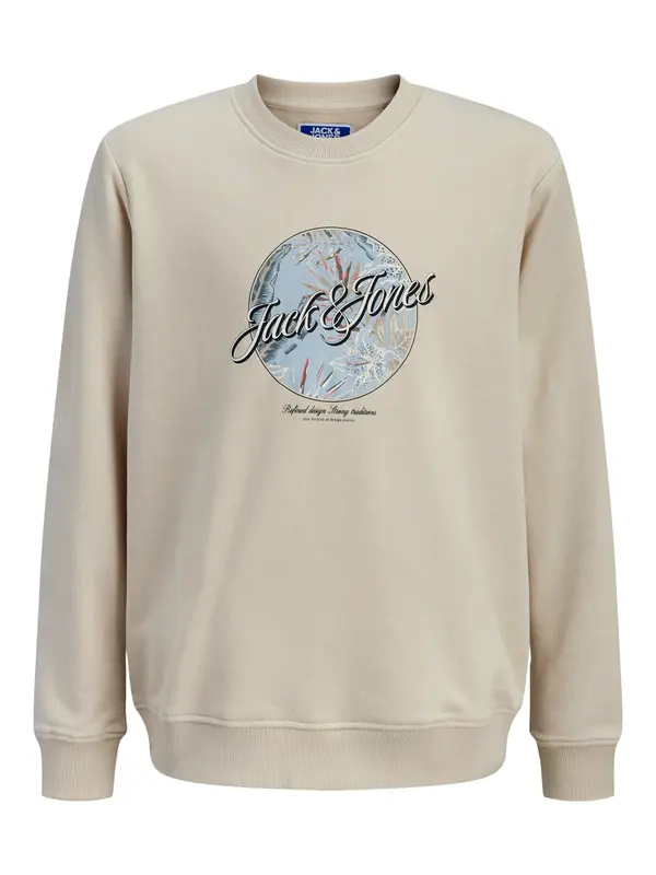 Jack & Jones Junior Jack & Jones Junior Sweater majica 'Honolulu'  bež / svijetloplava