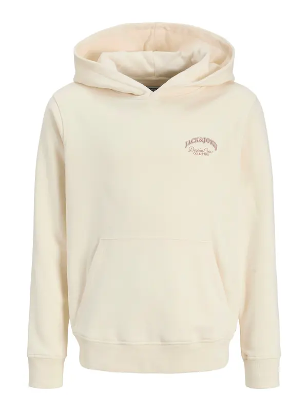 Jack & Jones Junior Jack & Jones Junior Sweater majica  hrđavo smeđa / vuneno bijela