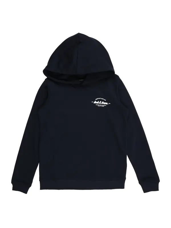 Jack & Jones Junior Jack & Jones Junior Sweater majica 'JJBRANDON'  mornarsko plava / bijela