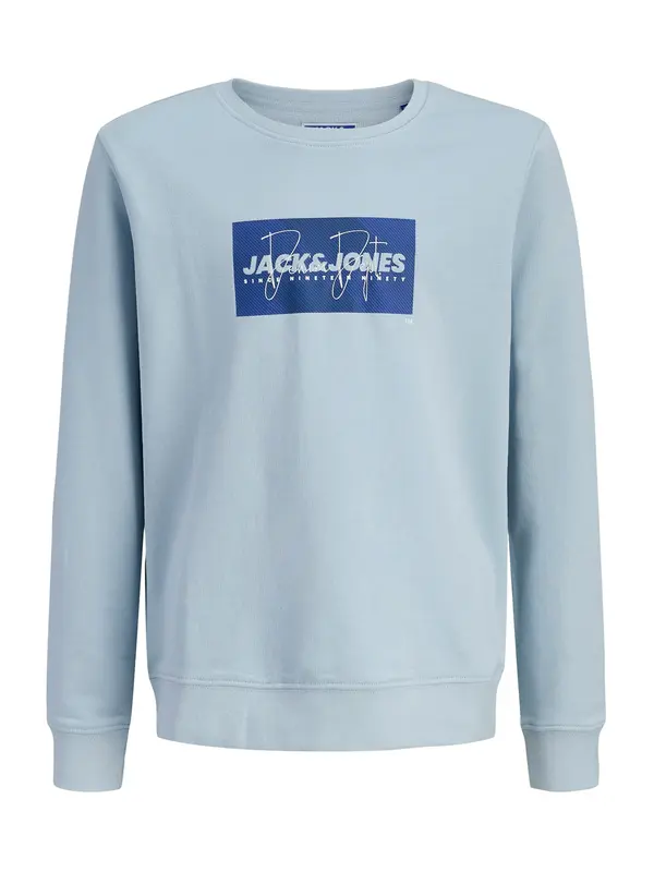 Jack & Jones Junior Jack & Jones Junior Sweater majica 'JJCole'  mornarsko plava / nebesko plava