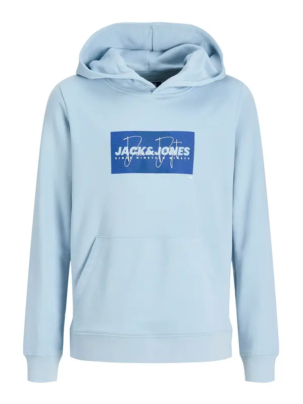 Jack & Jones Junior Jack & Jones Junior Sweater majica 'JJCOLE'  mornarsko plava / pastelno plava / bijela