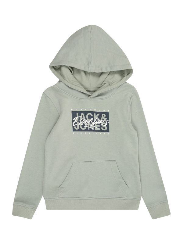 Jack & Jones Junior Jack & Jones Junior Sweater majica 'JJCOLTON'  noćno plava / žad / bijela
