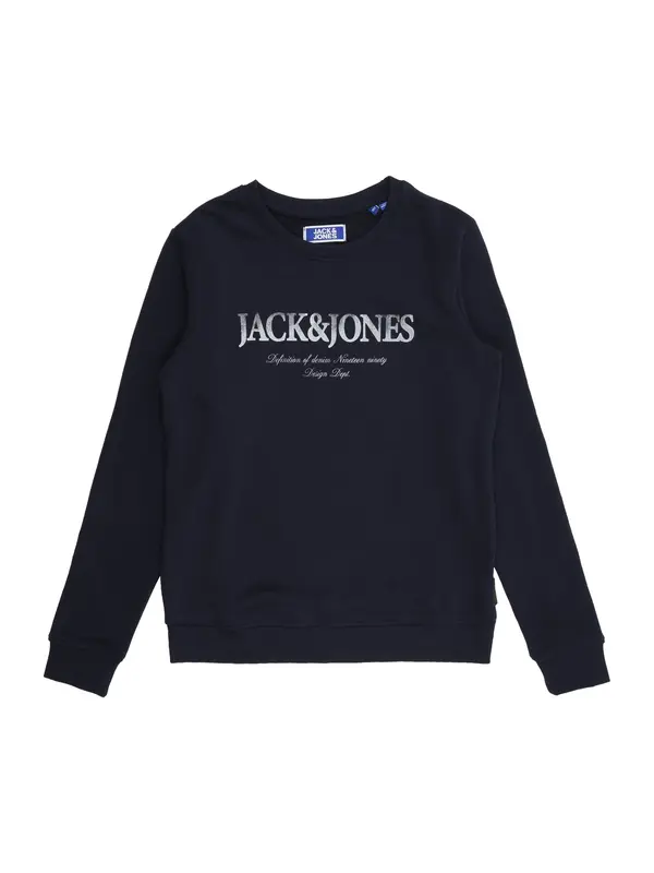 Jack & Jones Junior Jack & Jones Junior Sweater majica 'JJDevin Daytona'  tamno plava / bijela