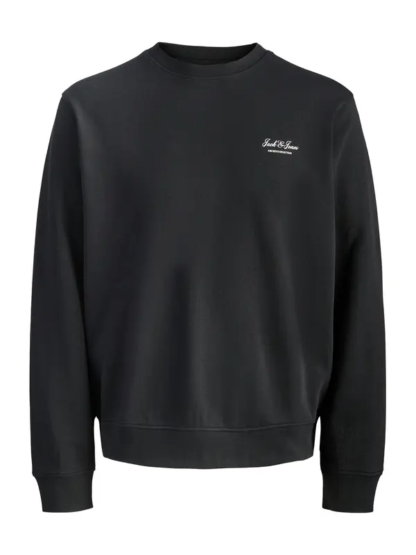 Jack & Jones Junior Jack & Jones Junior Sweater majica 'JJEARCHIVE'  crna / bijela