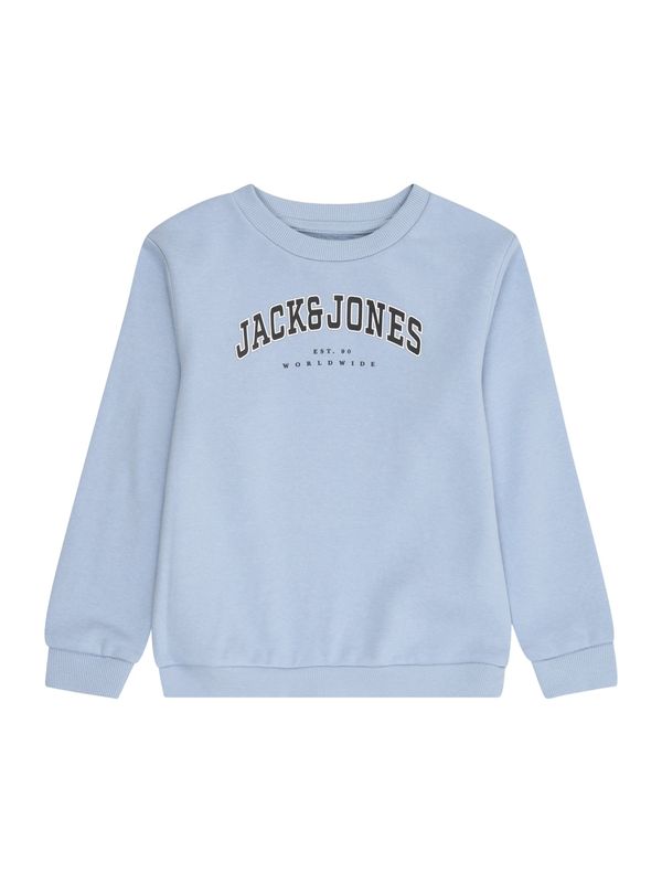 Jack & Jones Junior Jack & Jones Junior Sweater majica 'JJECALEB'  noćno plava / svijetloplava / bijela