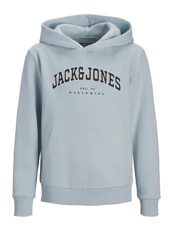 Jack & Jones Junior Jack & Jones Junior Sweater majica 'JJECALEB'  pastelno plava / crna / bijela