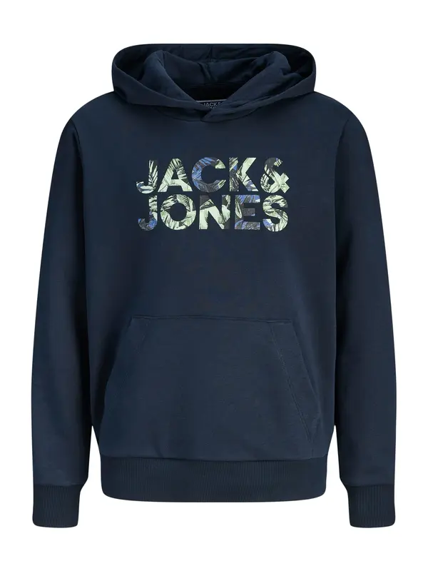 Jack & Jones Junior Jack & Jones Junior Sweater majica 'JJEJEFF'  plava / noćno plava / pastelno zelena