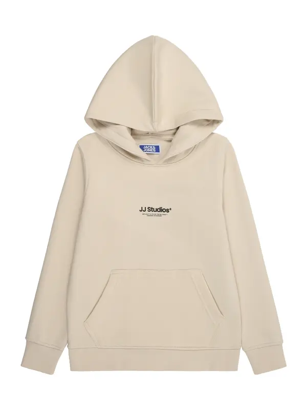 Jack & Jones Junior Jack & Jones Junior Sweater majica 'JJESoho'  bež / crna