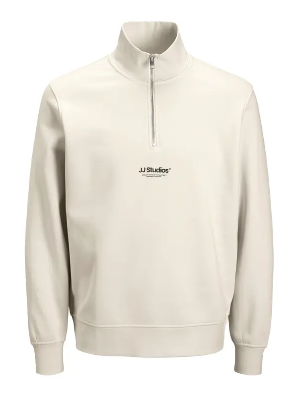 Jack & Jones Junior Jack & Jones Junior Sweater majica 'JJESOHO'  boja pijeska / crna