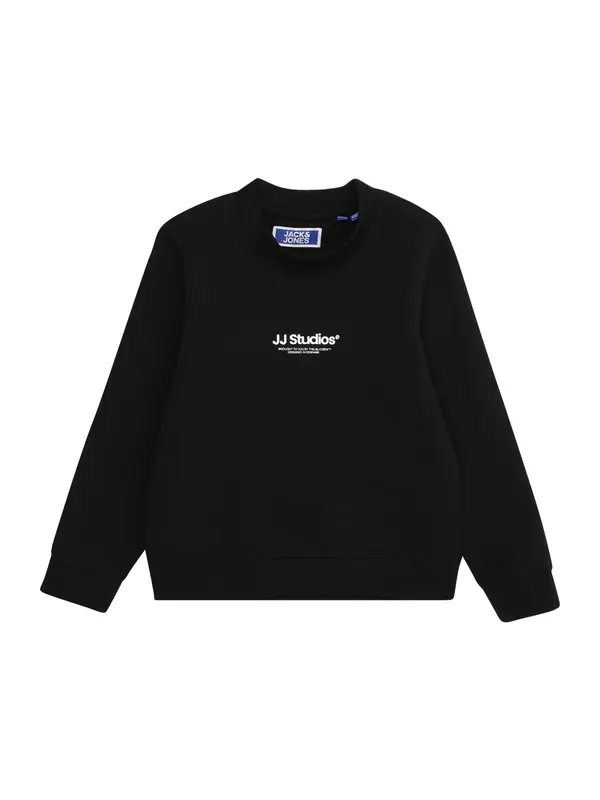 Jack & Jones Junior Jack & Jones Junior Sweater majica 'JJESoho'  crna / bijela