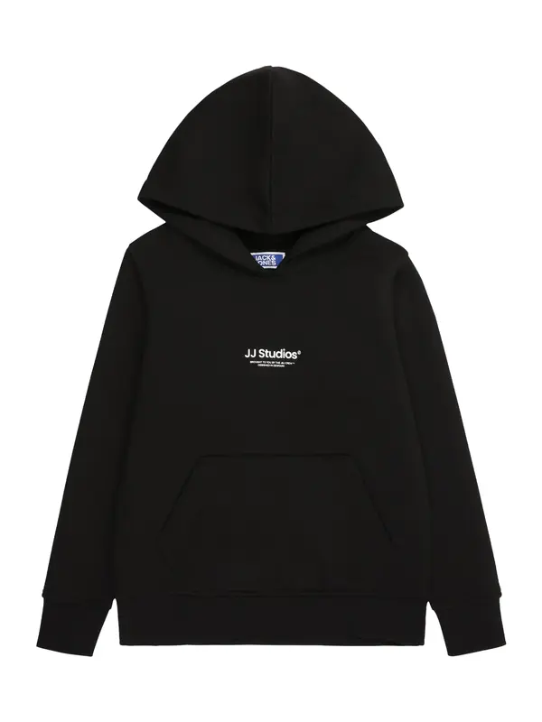 Jack & Jones Junior Jack & Jones Junior Sweater majica 'JJESoho'  crna / bijela
