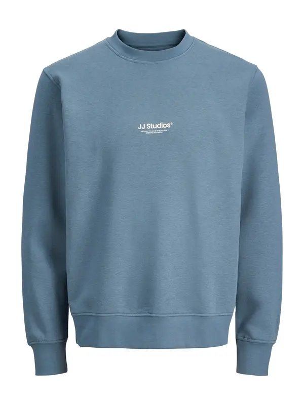 Jack & Jones Junior Jack & Jones Junior Sweater majica 'JJESoho'  plava melange / bijela
