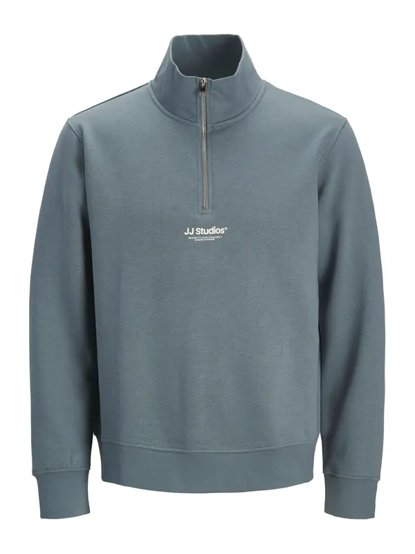Jack & Jones Junior Jack & Jones Junior Sweater majica 'JJESoho'  sivkasto plava / bijela