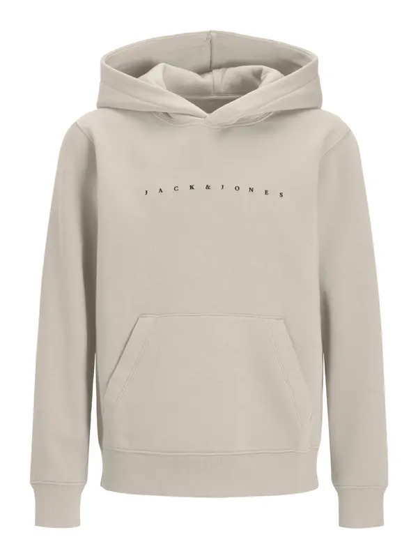 Jack & Jones Junior Jack & Jones Junior Sweater majica 'JJEStar'  ecru/prljavo bijela / crna