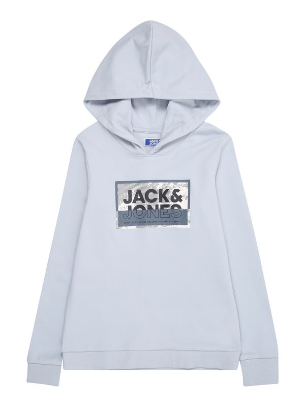 Jack & Jones Junior Jack & Jones Junior Sweater majica 'JJLogan'  svijetloplava / crna / bijela