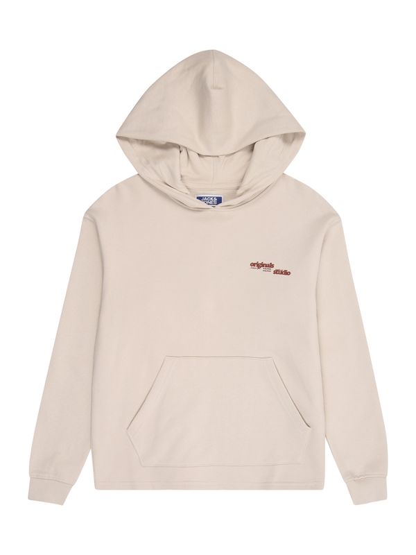 Jack & Jones Junior Jack & Jones Junior Sweater majica 'JORGREENPOINT'  bež / smeđa / svijetlosmeđa / žuta