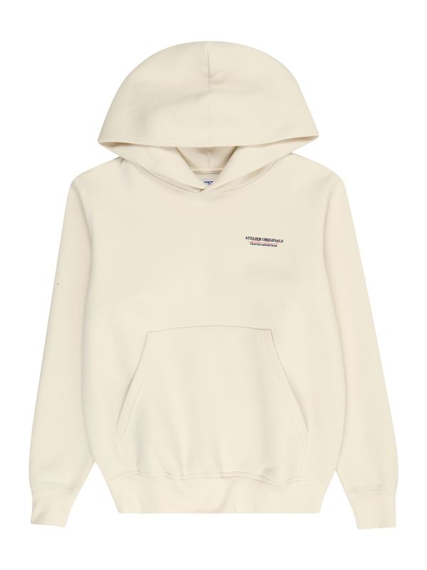 Jack & Jones Junior Jack & Jones Junior Sweater majica 'JORISLINGTON'  morsko plava / tamno crvena / vuneno bijela