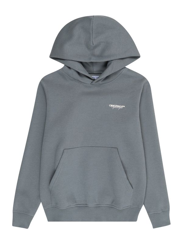 Jack & Jones Junior Jack & Jones Junior Sweater majica 'JORISLINGTON'  svijetloplava / tamo siva / bijela