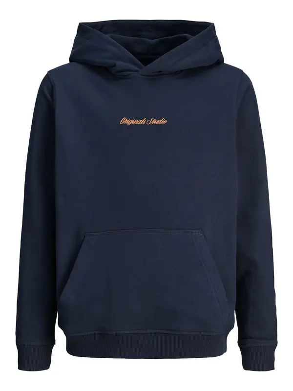 Jack & Jones Junior Jack & Jones Junior Sweater majica 'JORNorrebro'  tamno plava / marelica