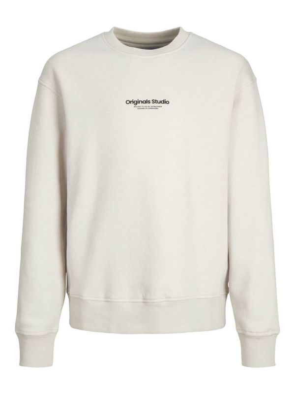Jack & Jones Junior Jack & Jones Junior Sweater majica 'JORVESTERBRO'  boja pijeska / crna
