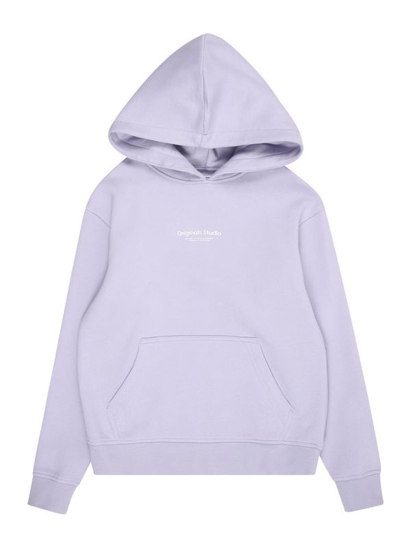 Jack & Jones Junior Jack & Jones Junior Sweater majica 'JORVesterbro'  lila / bijela
