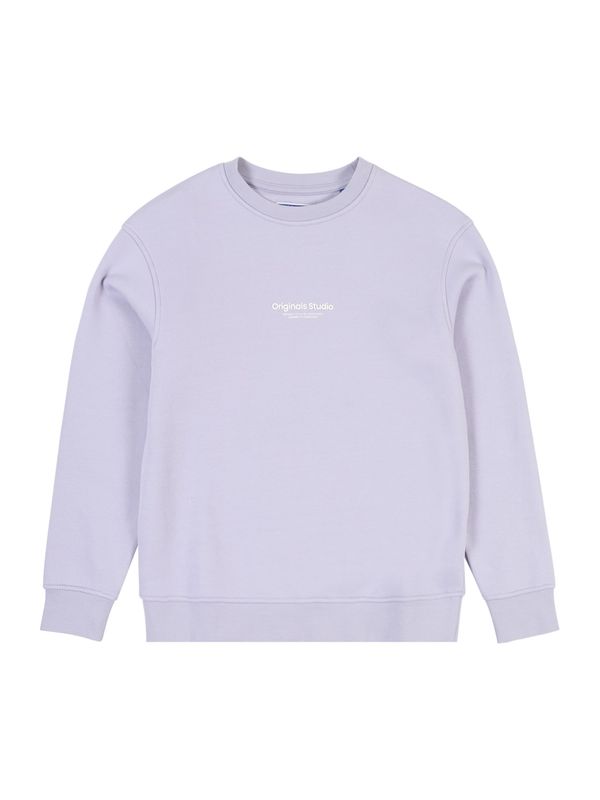 Jack & Jones Junior Jack & Jones Junior Sweater majica 'JORVESTERBRO'  pastelno ljubičasta / bijela