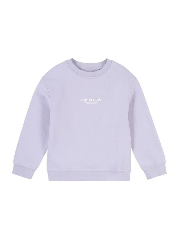 Jack & Jones Junior Jack & Jones Junior Sweater majica 'JORVESTERBRO'  pastelno ljubičasta / bijela