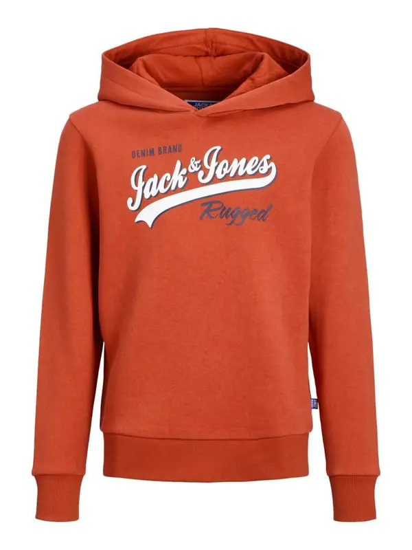 Jack & Jones Junior Jack & Jones Junior Sweater majica  mornarsko plava / ciglasto crvena / bijela