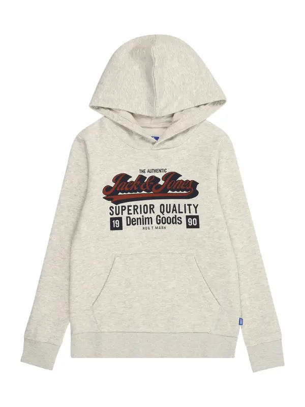 Jack & Jones Junior Jack & Jones Junior Sweater majica  mornarsko plava / hrđavo crvena / bijela melange