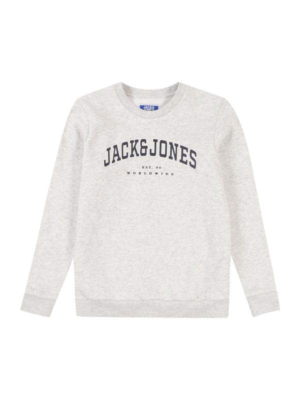 Jack & Jones Junior Jack & Jones Junior Sweater majica  noćno plava / siva melange / bijela