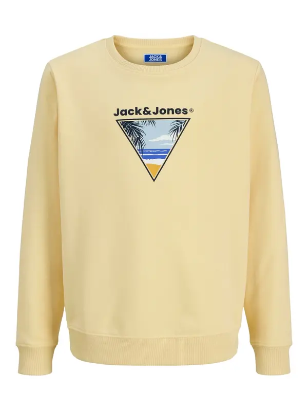 Jack & Jones Junior Jack & Jones Junior Sweater majica 'Perry'  žuta / miks boja