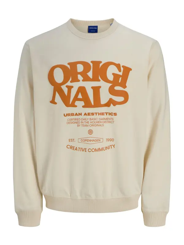 Jack & Jones Junior Jack & Jones Junior Sweater majica  pijesak / narančasta
