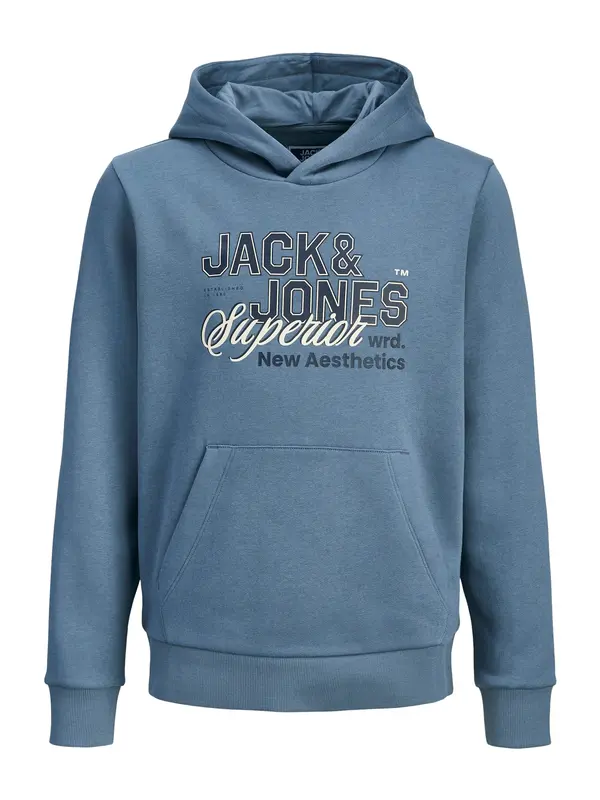 Jack & Jones Junior Jack & Jones Junior Sweater majica  safirno plava / tamno plava / bijela