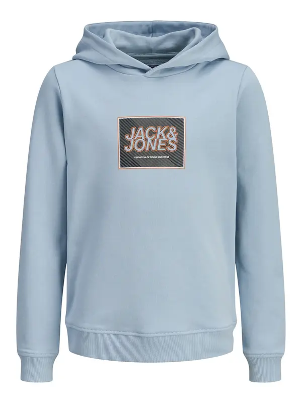 Jack & Jones Junior Jack & Jones Junior Sweater majica  svijetloplava / svijetlosiva / svijetlonarančasta / crna / bijela