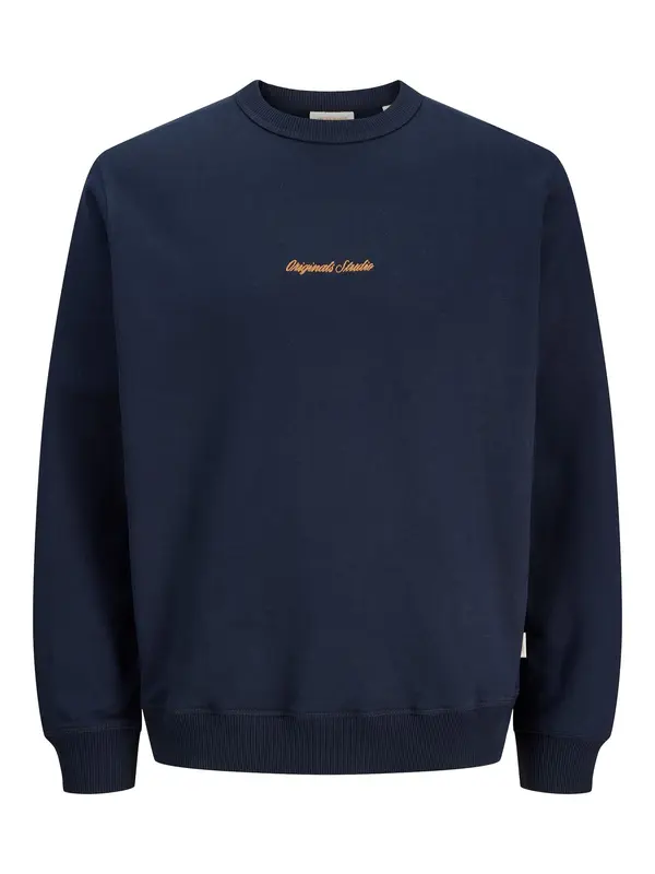 Jack & Jones Junior Jack & Jones Junior Sweater majica  tamno plava / narančasta