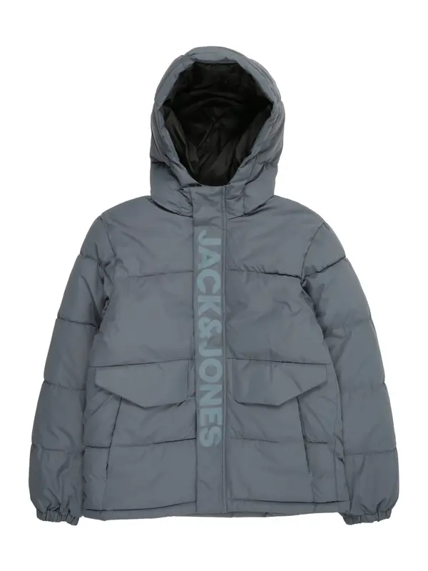 Jack & Jones Junior Jack & Jones Junior Zimska jakna 'JCOSpeed'  sivkasto plava / opal