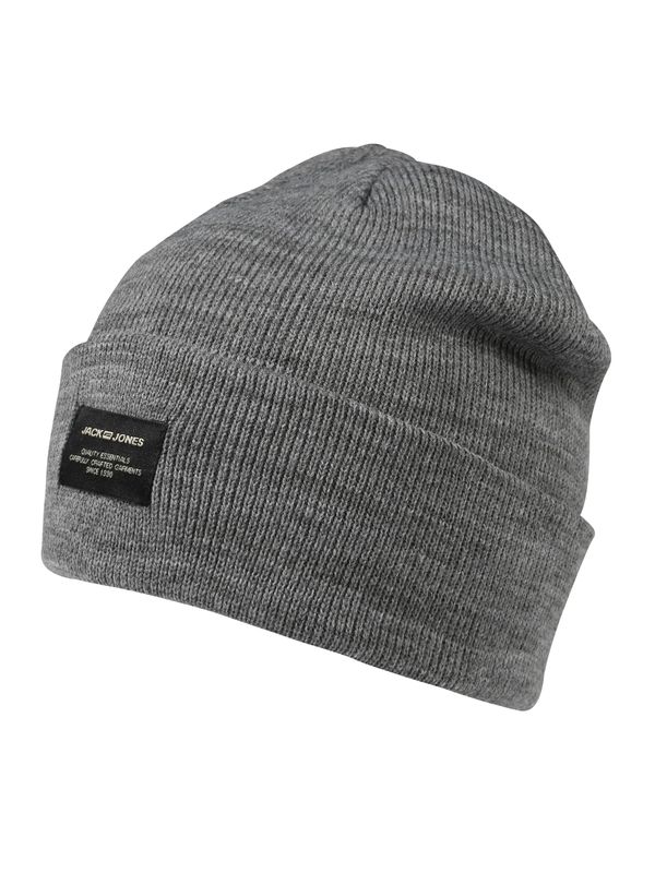 JACK & JONES JACK & JONES Kapa 'DNA'  siva melange / crna / bijela