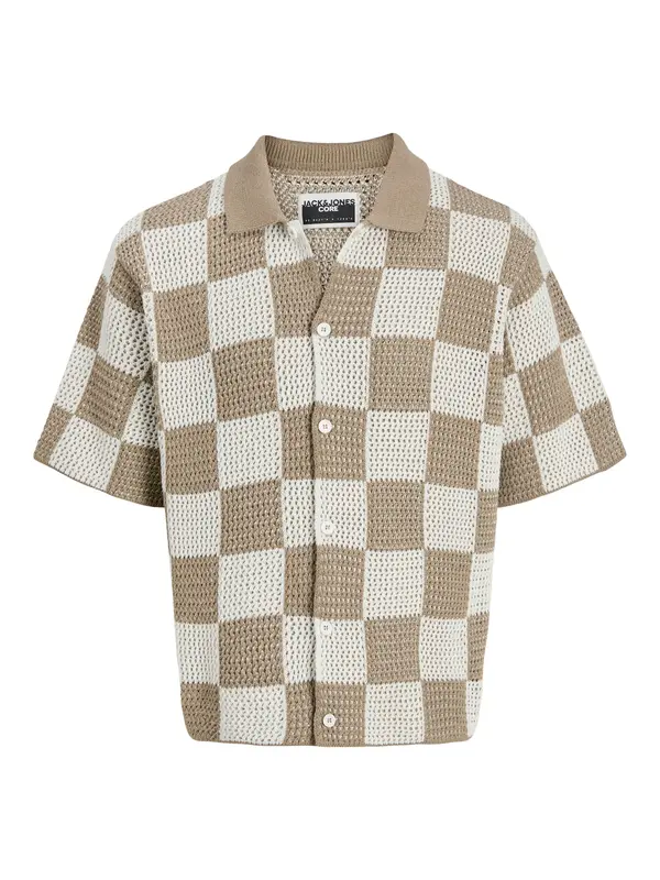 JACK & JONES JACK & JONES Kardigan 'Jcoathletico'  boja devine dlake (camel) / tamno bež