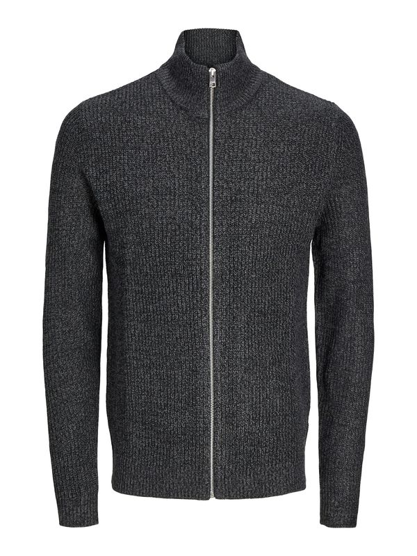 JACK & JONES JACK & JONES Kardigan 'JJELEWIS'  bazalt siva