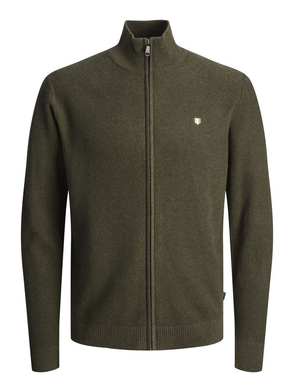JACK & JONES JACK & JONES Kardigan 'JPRBLURONY'  maslinasta