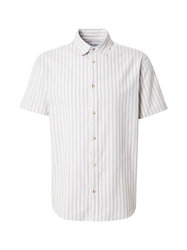 JACK & JONES JACK & JONES Košulja 'JJCHAD'  kameno siva / bijela