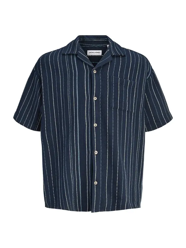 JACK & JONES JACK & JONES Košulja 'JJEBradley'  mornarsko plava / svijetloplava / bijela