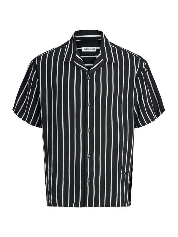 JACK & JONES JACK & JONES Košulja 'JJEJeff'  crna / bijela