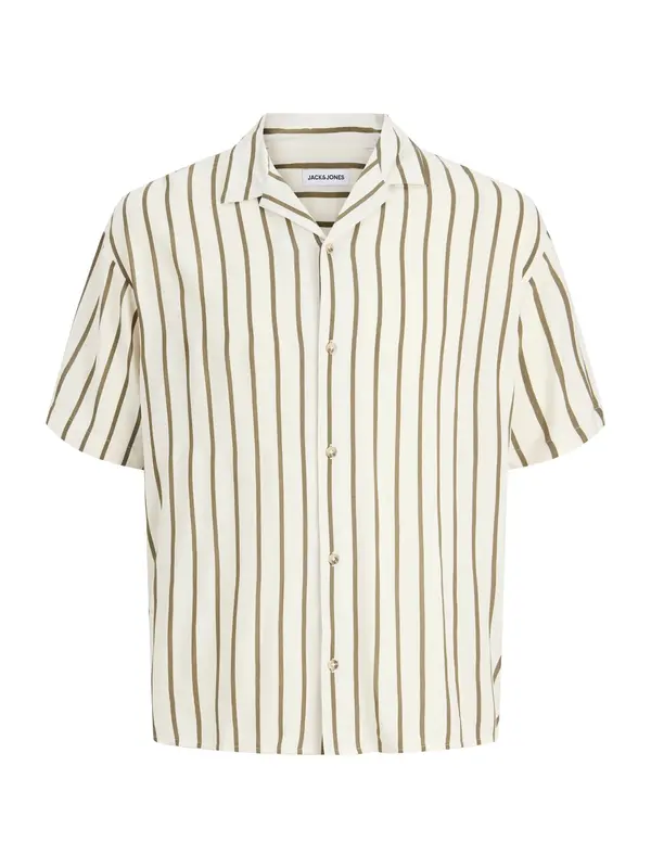 JACK & JONES JACK & JONES Košulja 'JJEJeff'  maslinasta / bijela