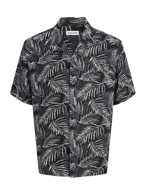 JACK & JONES JACK & JONES Košulja 'JJEJeff'  siva / crna / bijela