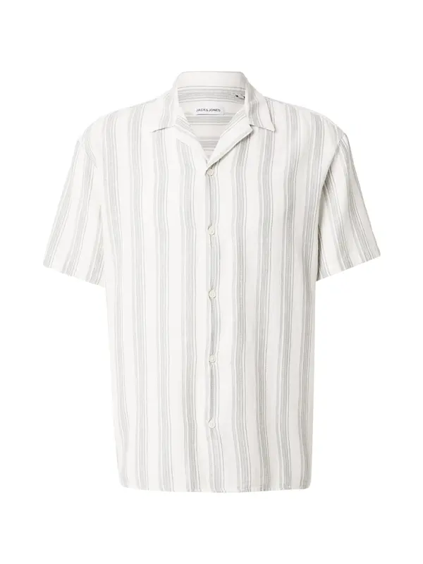 JACK & JONES JACK & JONES Košulja 'JJELIAM'  sivkasto zelena / bijela