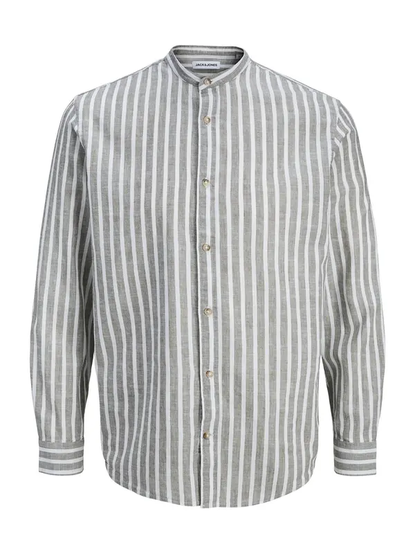JACK & JONES JACK & JONES Košulja 'JJESummer'  antracit siva / bijela