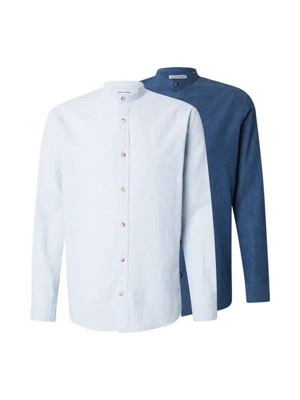 JACK & JONES JACK & JONES Košulja 'JJESUMMER'  mornarsko plava / pastelno plava