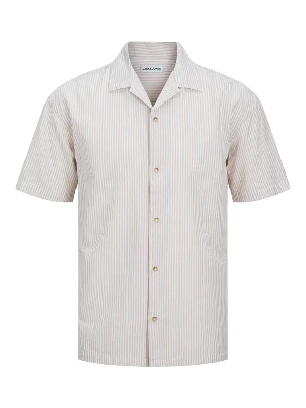 JACK & JONES JACK & JONES Košulja 'JJESummer Resort'  bež / tamno bež