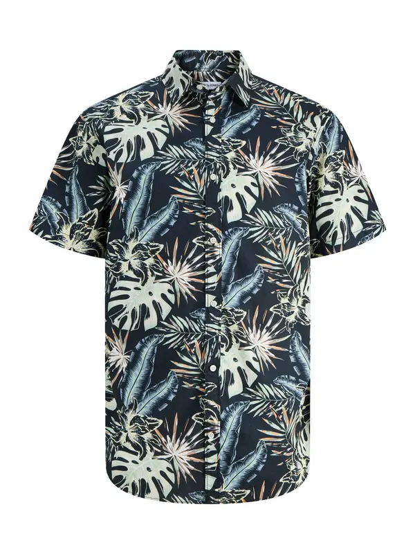 JACK & JONES JACK & JONES Košulja 'JJHONOLULU'  svijetloplava / pastelno zelena / marelica / crna